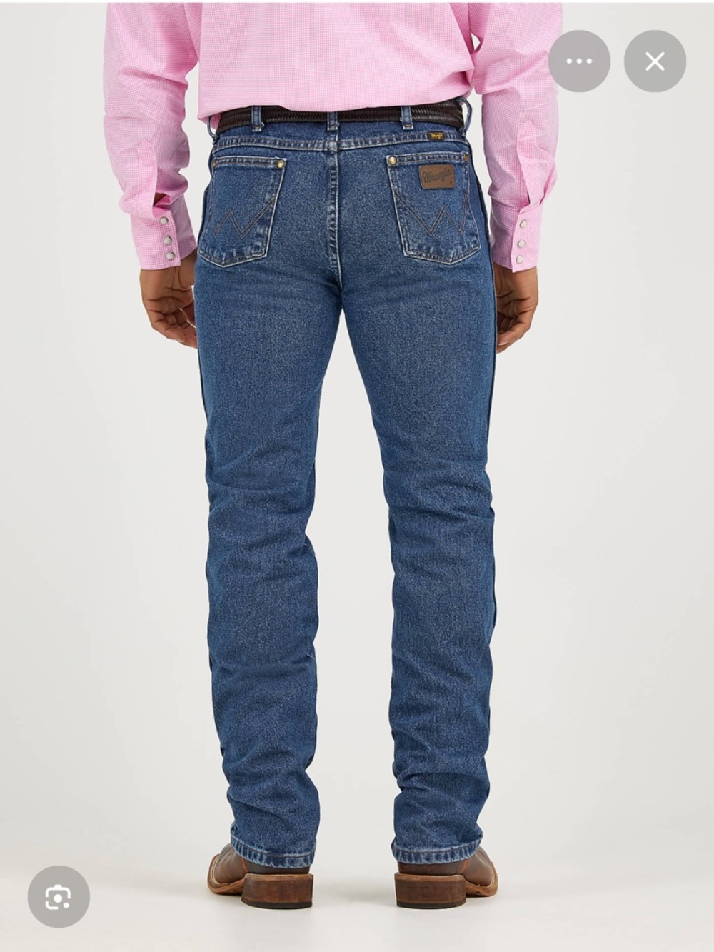 Wrangler Slim Fit Jeans in Blue Denim
